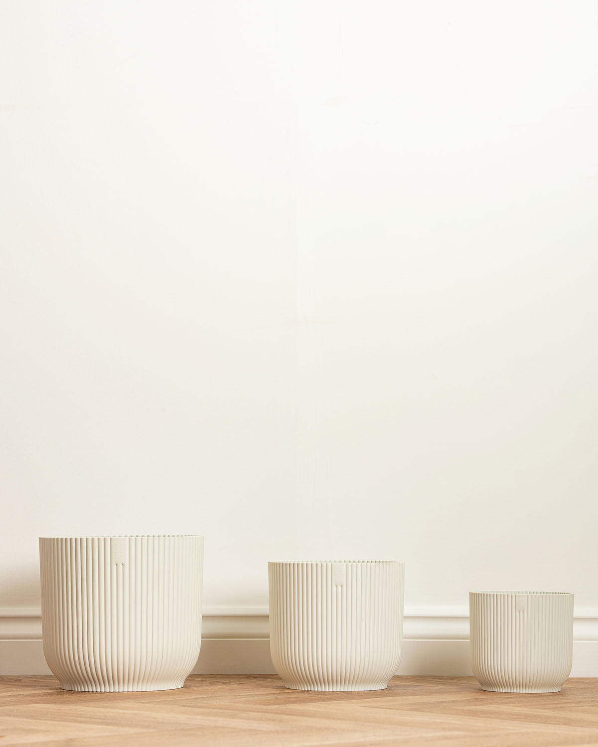 White Ash Recycled Plant Pot