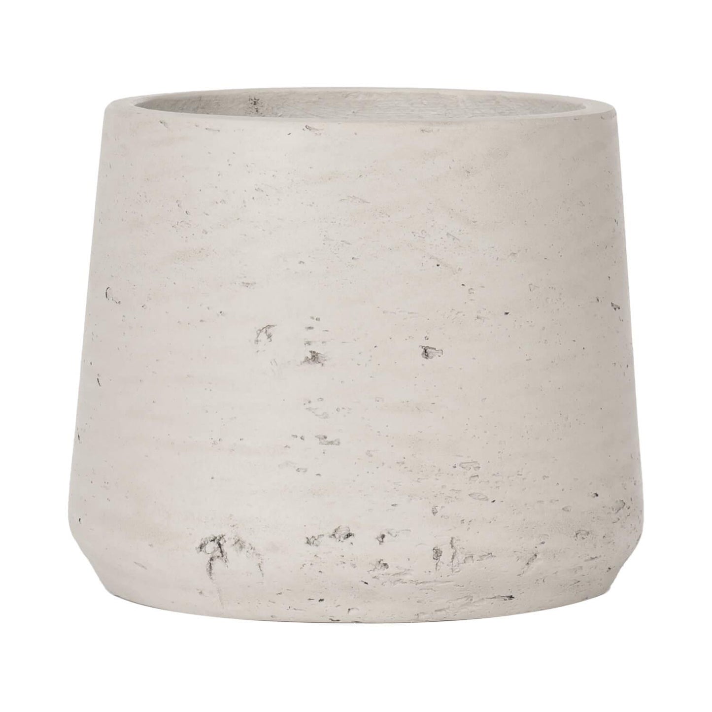 Addison Plant Pot White Black